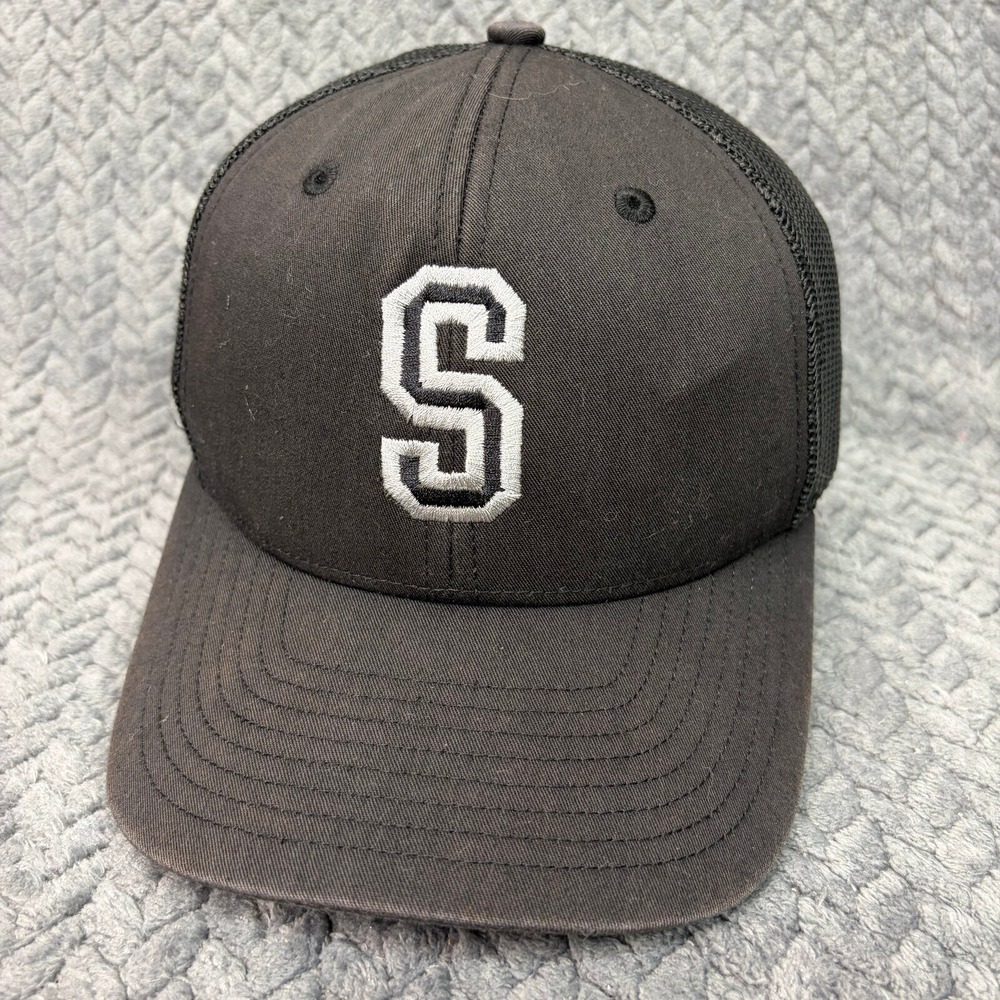 RICHARDSON Trucker Hat 112 Youth Snapback Black Embroidered S Cap
